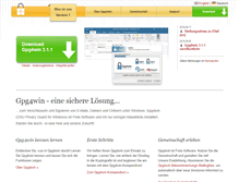 Tablet Screenshot of gpg4win.de
